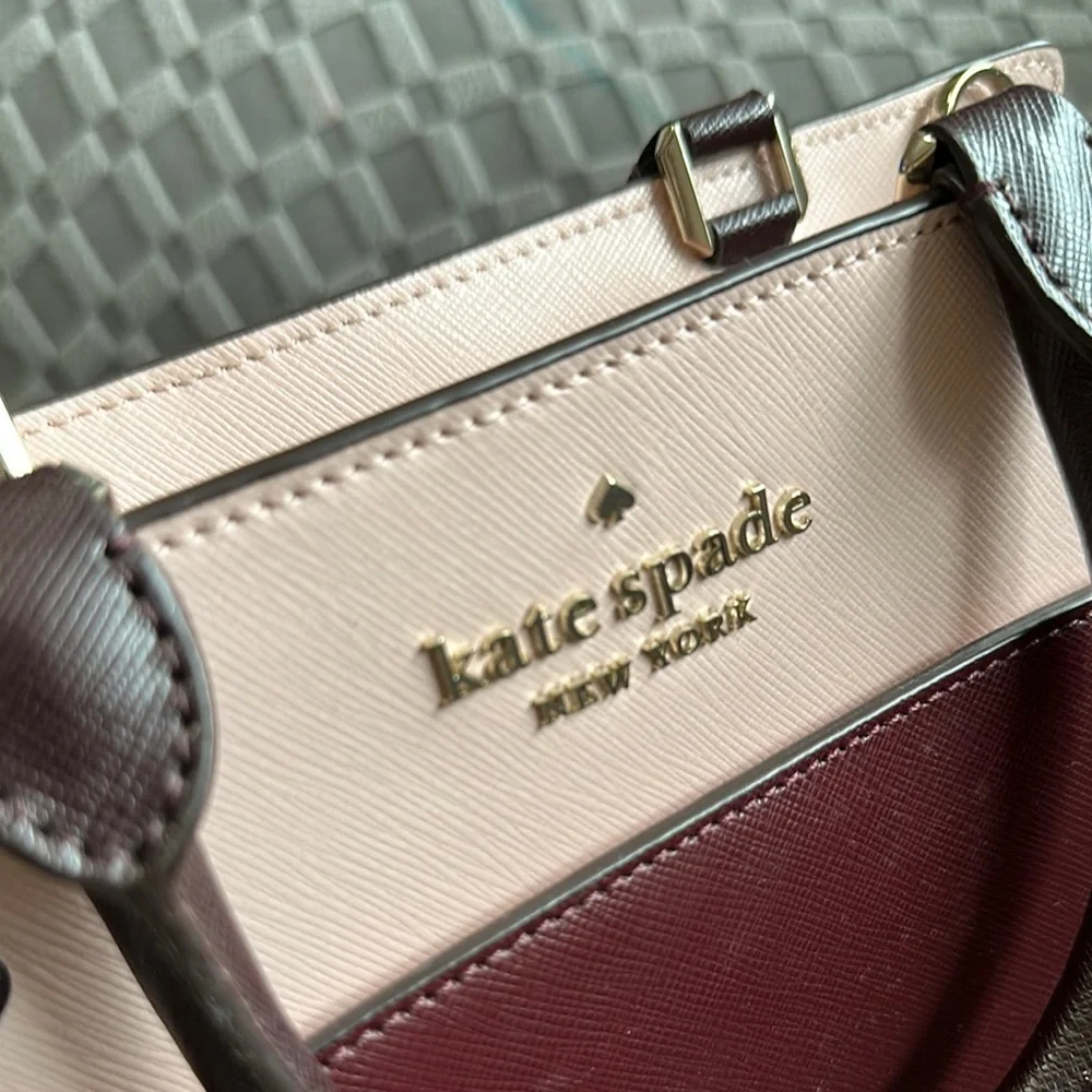 Kate Spade Burgundy and Pink Women's Bag - Picture 4 of 4